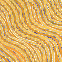 Aboriginal Art by Lisa Multa, Tali at Kungkayunti, 100x40cm - ART ARK®