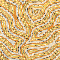 Aboriginal Artwork by Lisa Multa, Tali at Kungkayunti, 122x46cm