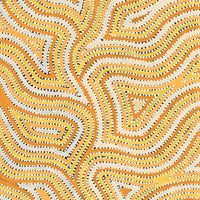 Aboriginal Artwork by Lisa Multa, Tali at Kungkayunti, 122x46cm