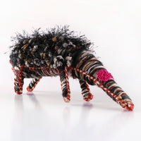 Aboriginal Artwork by Lisa Simms -Echidna Tjanpi Sculpture