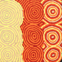 Aboriginal Art by Lisa Nakamarra Gordon, Ngatijirri Jukurrpa (Budgerigar Dreaming), 30x30cm - ART ARK®