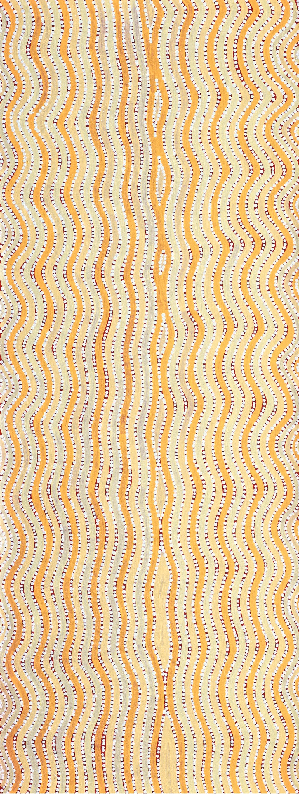 Aboriginal Artwork by Lisa Multa, Tali at Kungkayunti, 122x46cm
