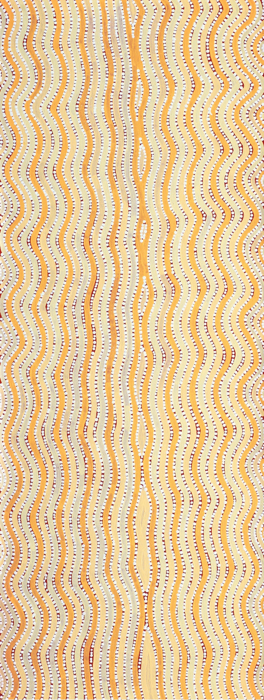 Aboriginal Artwork by Lisa Multa, Tali at Kungkayunti, 122x46cm