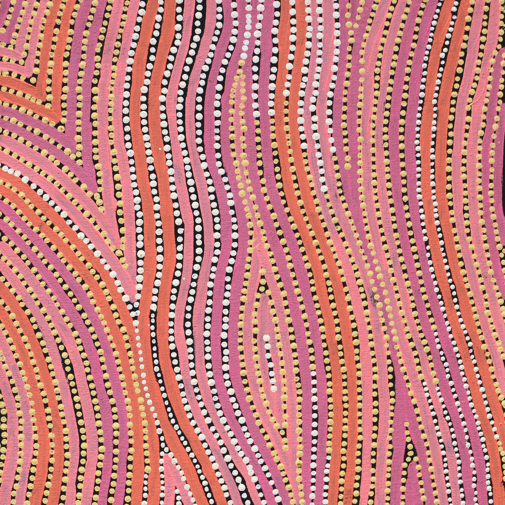 Aboriginal Art by Lisa Multa, Tali at Kungkayunti, 100x40cm - ART ARK®