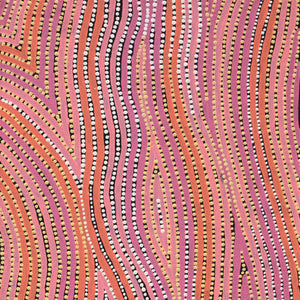 Aboriginal Artwork by Lisa Multa, Tali at Kungkayunti, 100x40cm - ART ARK®