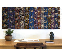 Aboriginal Artwork by Lloyd Jampijinpa Brown, Yankirri Jukurrpa (Emu Dreaming) - Ngarlikurlangu, 122x46cm