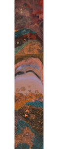 Aboriginal Artwork by Lloyd Jampijinpa Brown, Yankirri Jukurrpa (Emu Dreaming) - Ngarlikurlangu, 152x30cm - ART ARK®