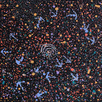 Aboriginal Artwork by Lloyd Jampijinpa Brown, Yankirri Jukurrpa (Emu Dreaming) - Ngarlikurlangu, 30x30cm
