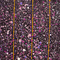 Aboriginal Artwork by Lloyd Jampijinpa Brown, Yankirri Jukurrpa (Emu Dreaming) - Ngarlikurlangu, 30x30cm