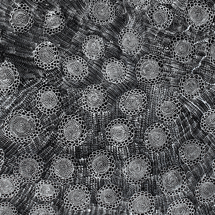 Aboriginal Artwork by Lola Nampijinpa Brown, Ngapa Jukurrpa - Mikanji, 122x107cm