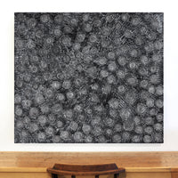 Aboriginal Artwork by Lola Nampijinpa Brown, Ngapa Jukurrpa - Mikanji, 122x107cm