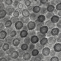 Aboriginal Artwork by Lola Nampijinpa Brown, Ngapa Jukurrpa - Mikanji, 122x61cm