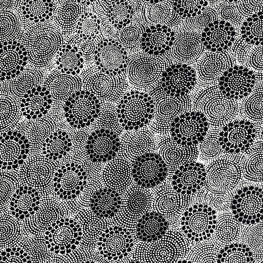 Aboriginal Artwork by Lola Nampijinpa Brown, Ngapa Jukurrpa - Mikanji, 122x61cm