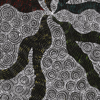 Aboriginal Artwork by Lola Nampijinpa Brown, Ngapa Jukurrpa - Mikanji, 122x76cm