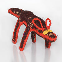 Aboriginal Artwork by Loretta Peters - Tjanpi Papa (dog) Sculpture