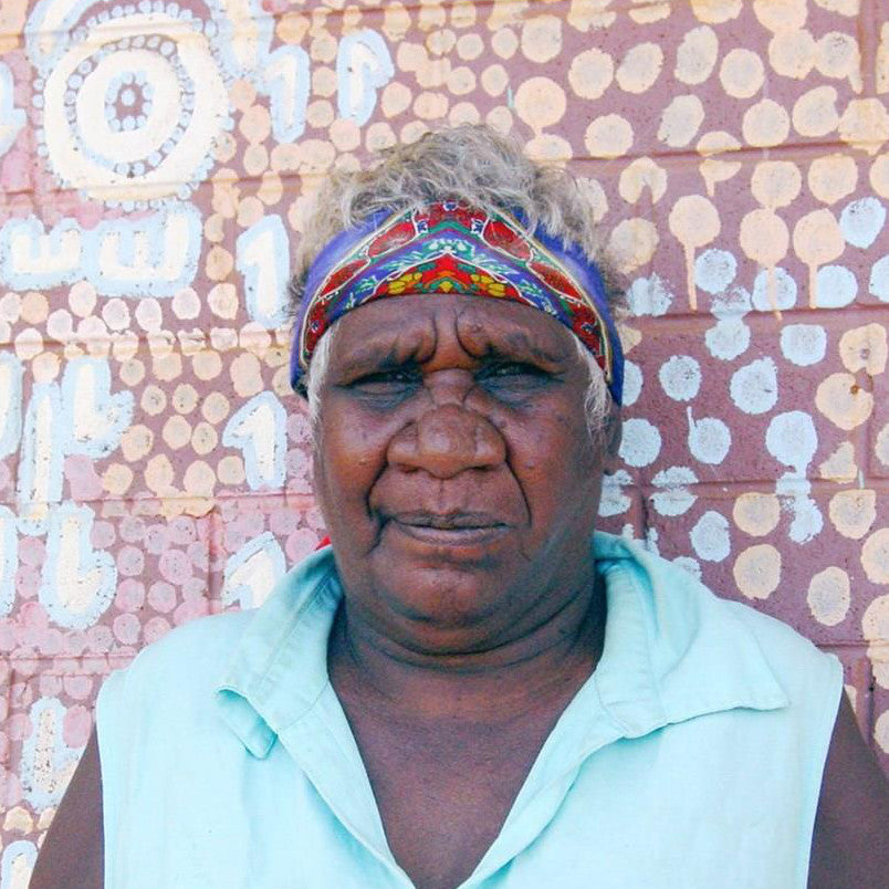 Aboriginal Artwork by Lorraine Nungarrayi Granites, Ngatijirri Jukurrpa (Budgerigar Dreaming), 107x91cm