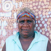 Aboriginal Artwork by Lorraine Nungarrayi Granites, Ngatijirri Jukurrpa (Budgerigar Dreaming), 107x91cm