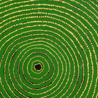 Aboriginal Artwork by Louanne Napangardi Williams, Ngurlu Jukurrpa (Native Seed Dreaming), 40x40cm