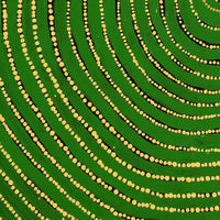 Aboriginal Artwork by Louanne Napangardi Williams, Ngurlu Jukurrpa (Native Seed Dreaming), 40x40cm