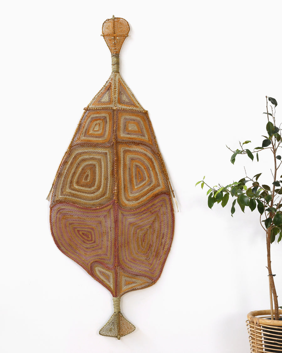Aboriginal Artwork by Louwa Bardaluna, Yawkyawk (Ngalkunburriyaymi), 161x65cm