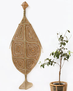Aboriginal Art by Louwa Bardaluna, Yawkyawk (Ngalkunburriyaymi), 178x69cm - ART ARK®