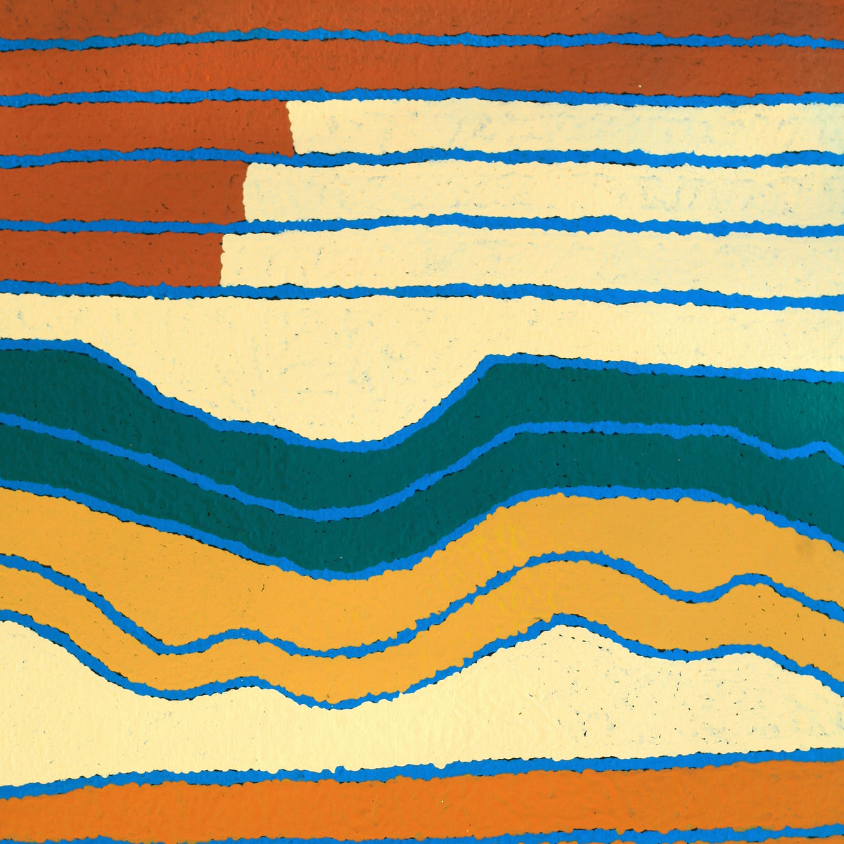 Aboriginal Artwork by Lucy-anne Nungarrayi Long, Black Kite Dreaming - Kakurtu, 61x46cm