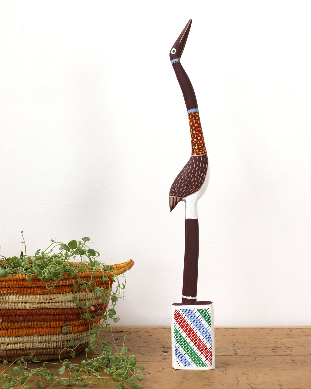 Aboriginal Artwork by Luke Djalagarrarra, Dirribaba Sculpture, 59cm