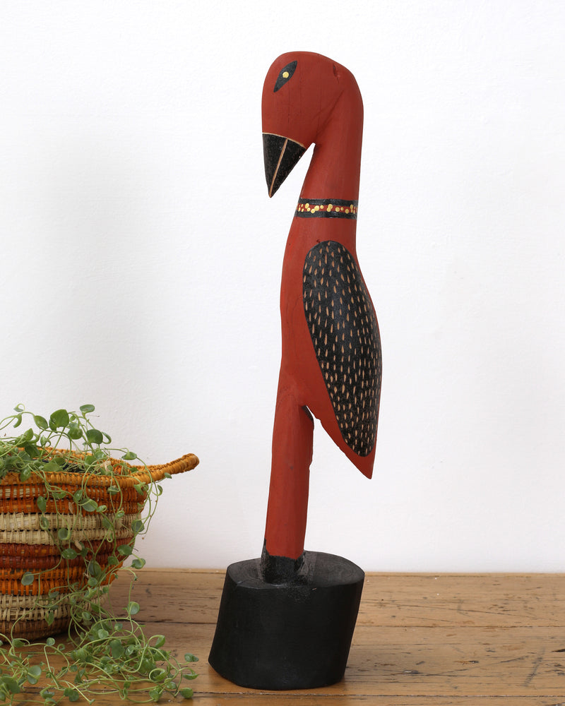 Aboriginal Artwork by Luke Djalagarrarra, Red Lake Sculpture, 49cm