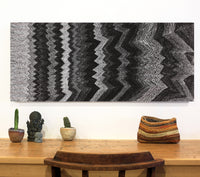 Aboriginal Artwork by Lyn Napangardi Ward, Ngapa Jukurrpa - Pirlinyarnu, 107x46cm