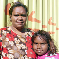 Aboriginal Artwork by Lyn Napangardi Ward, Ngapa Jukurrpa - Pirlinyarnu, 61x30cm