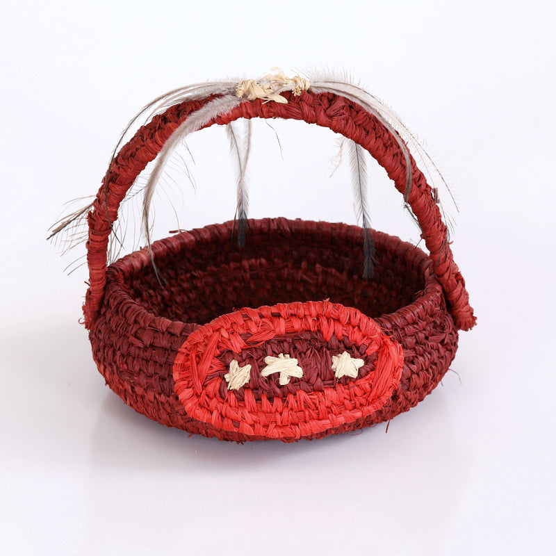 Aboriginal Artwork by Lynette Lewis - Tjanpi Basket