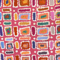 Aboriginal Artwork by Lynette Nangala Singleton, Ngapa Jukurrpa - Puyurru, 122x107cm