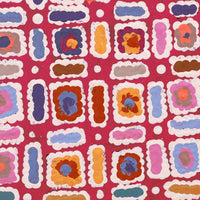 Aboriginal Artwork by Lynette Nangala Singleton, Ngapa Jukurrpa (Water Dreaming) - Puyurru, 30x30cm