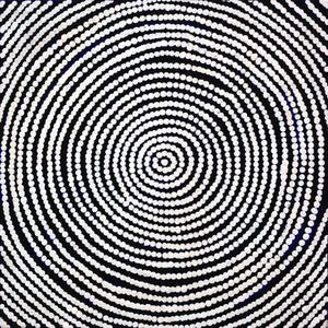 Aboriginal Artwork by Lynette Nampijinpa Granites, Ngurlu Jukurrpa (Native Seed Dreaming), 30x30cm - ART ARK®