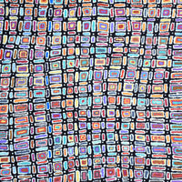 Aboriginal Artwork by Lynette Nangala Singleton, Ngapa Jukurrpa - Puyurru, 182x122cm