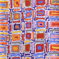 Aboriginal Artwork by Lynette Nangala Singleton, Ngapa Jukurrpa - Puyurru, 61x30cm
