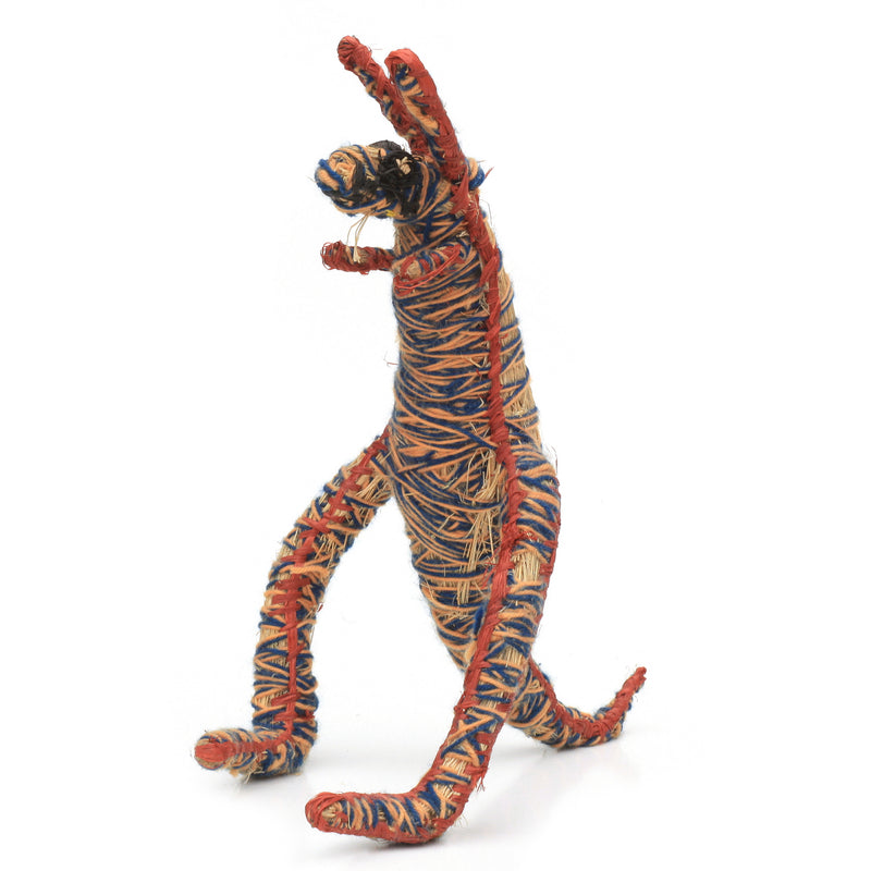 Aboriginal Artwork by Madeline Cooper - Kangaroo Tjanpi Sculpture