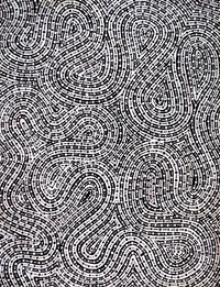 Aboriginal Artwork by Madeleine Napangardi Dixon, Mina Mina Jukurrpa (Mina Mina Dreaming) - Ngalyipi, 61x46cm