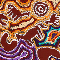 Aboriginal Artwork by Magda Nakamarra Curtis, Lappi Lappi Jukurrpa, 61x61cm