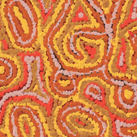 Aboriginal Artwork by Magda Nakamarra Curtis, Lappi Lappi Jukurrpa, 30x30cm