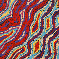 Aboriginal Artwork by Magda Nakamarra Curtis, Lappi Lappi Jukurrpa, 30x30cm