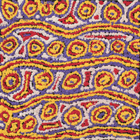 Aboriginal Artwork by Magda Nakamarra Curtis, Lappi Lappi Jukurrpa, 30x30cm