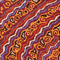 Aboriginal Artwork by Magda Nakamarra Curtis, Lappi Lappi Jukurrpa, 30x30cm