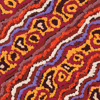 Aboriginal Artwork by Magda Nakamarra Curtis, Lappi Lappi Jukurrpa, 30x30cm