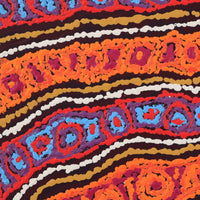 Aboriginal Artwork by Magda Nakamarra Curtis, Lappi Lappi Jukurrpa, 30x30cm