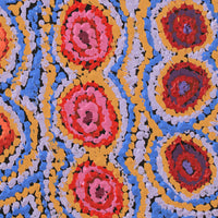Aboriginal Artwork by Magda Nakamarra Curtis, Lappi Lappi Jukurrpa, 30x30cm