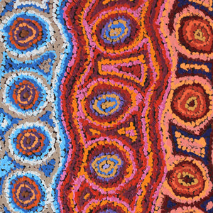 Aboriginal Art by Magda Nakamarra Curtis, Lappi Lappi Jukurrpa, 61x46cm - ART ARK®
