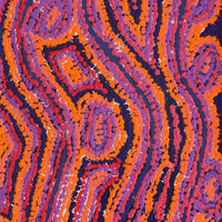 Aboriginal Artwork by Magda Nakamarra Curtis, Lappi Lappi Jukurrpa, 91x30cm