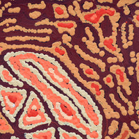 Aboriginal Artwork by Magda Nakamarra Curtis, Lappi Lappi Jukurrpa, 30x30cm