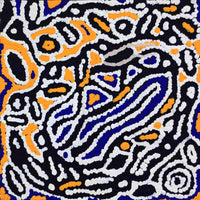 Aboriginal Artwork by Magda Nakamarra Curtis, Lappi Lappi Jukurrpa, 30x30cm